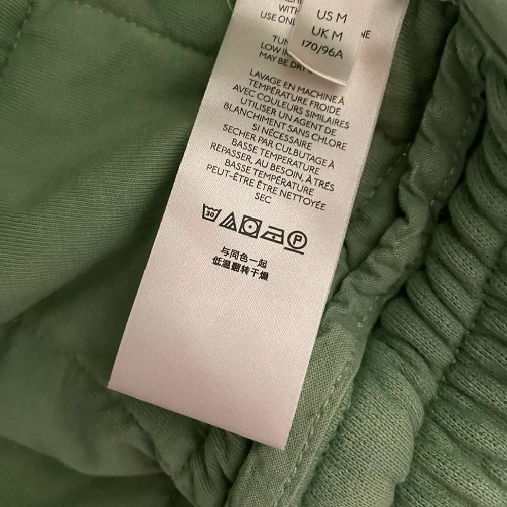 Free People Quilted Dolman Jacket Emerald Moth Green Puffer oversized acid wash - Picture 9 of 9